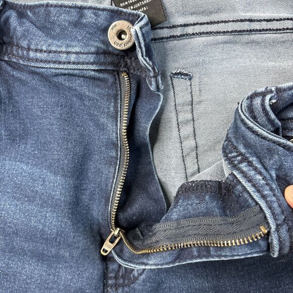 The Perfect Jean NYC Slim Thick‎ Fit Knight Dark Blue 36x34 Comfy Stretch Denim - Picture 7 of 16